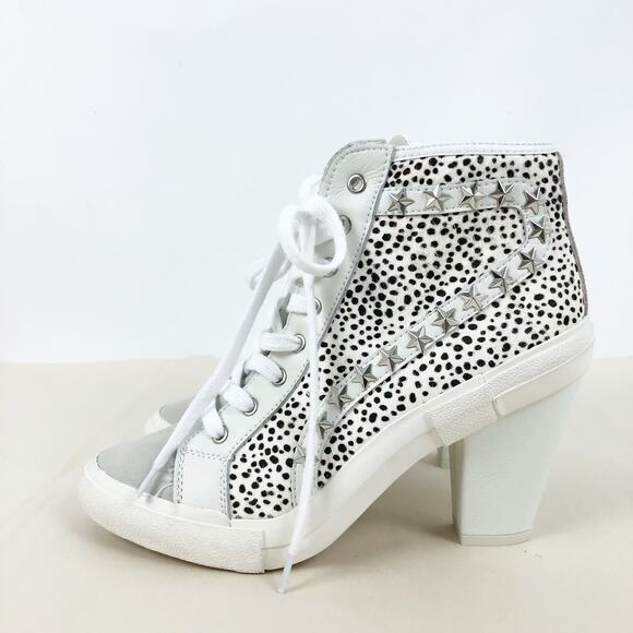 Vintage Havana Womens Wild Chita Remiee Boots 10 White Studded Snakeskin EUC - Picture 3 of 13